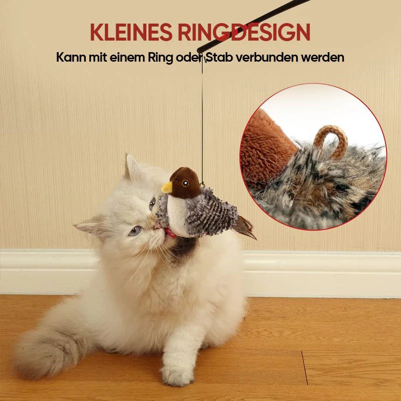 Chirping bird toy for cats