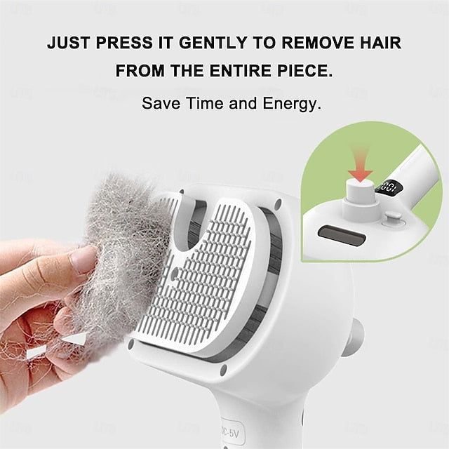 Pet Grooming Brush Steamer