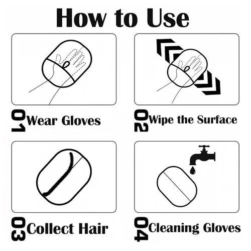 FurEase™ Pet Hair Remover Gloves