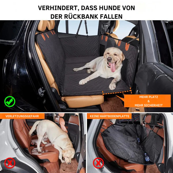 Hartboden-Autositzerweiterung für Hunde