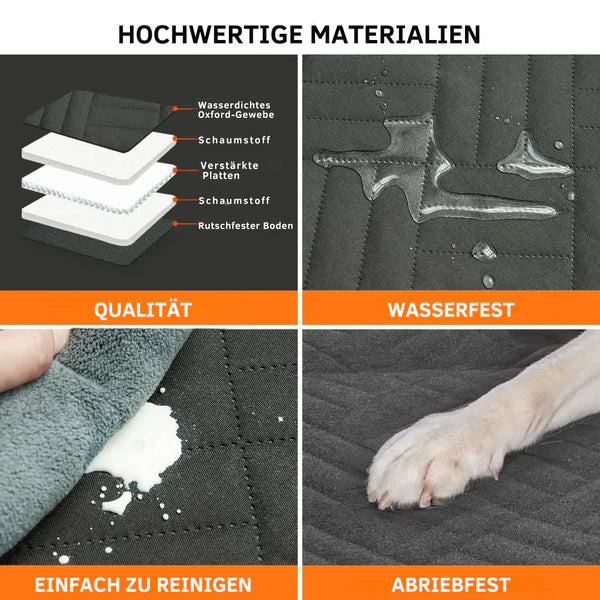 Hartboden-Autositzerweiterung für Hunde